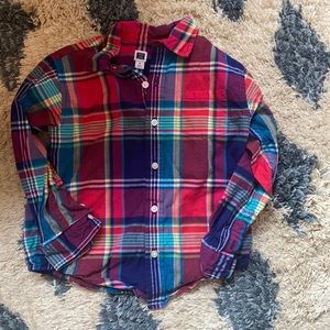 Janie and Jack Plaid Shirt sz 4